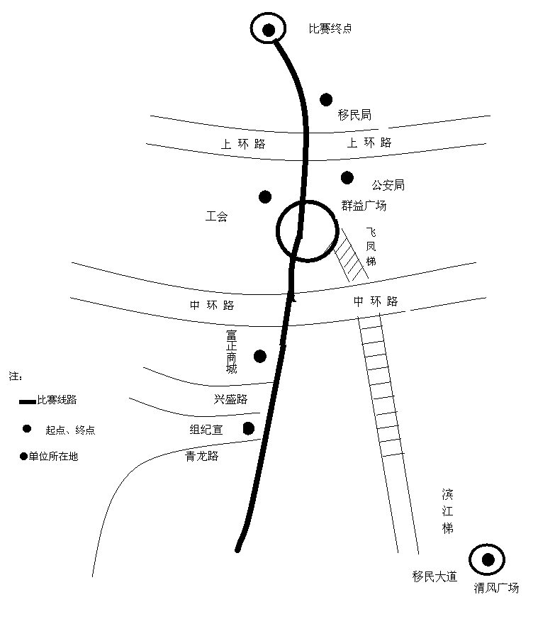 文本框: 飞凤梯,文本框: 滨江梯