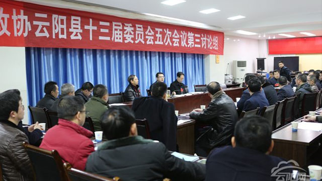覃昌德等县领导参加政协会分组讨论围绕中心建言献策